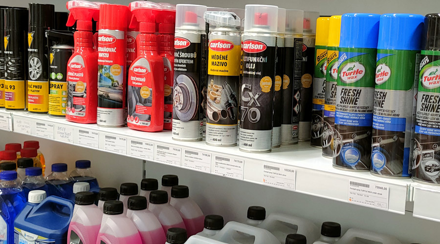 Prodej - autokosmetika a autochemie