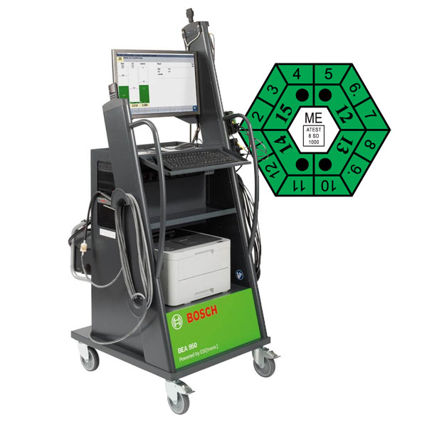 Měření emisí diagnostika Bosch