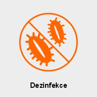 Ruční mytí a čištění vozidel - ikona dezinfekce
