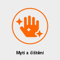 Ruční mytí a čištění vozidel - ikona mytí