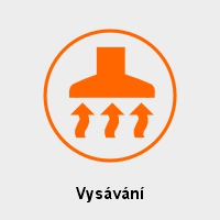 Ruční mytí a čištění vozidel - ikona vysávání