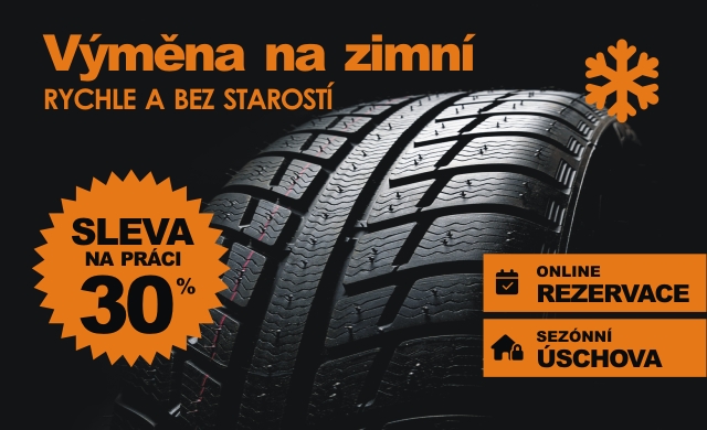 Výměna letních pneumatik za zimní